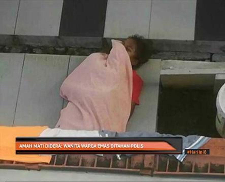 Amah mati didera: Wanita warga emas ditahan
