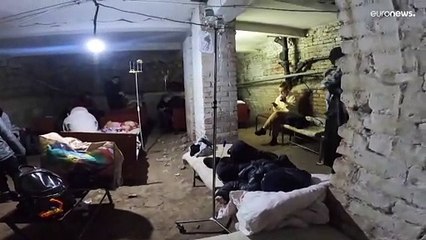 Invasión de Ucrania | Un hospital infantil de Jarkív instalado en un búnker