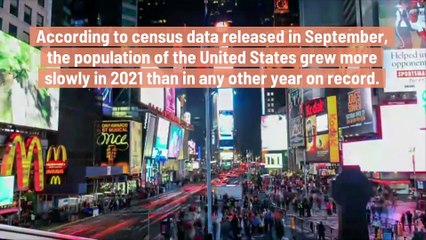 Census Data Shows US Population Growth Slowed to a Crawl in 2021