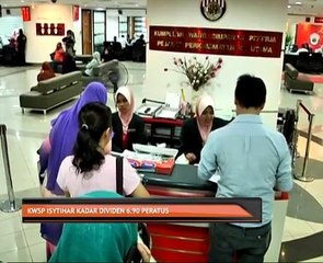 KWSP isytihar kadar dividen 6.90 peratus