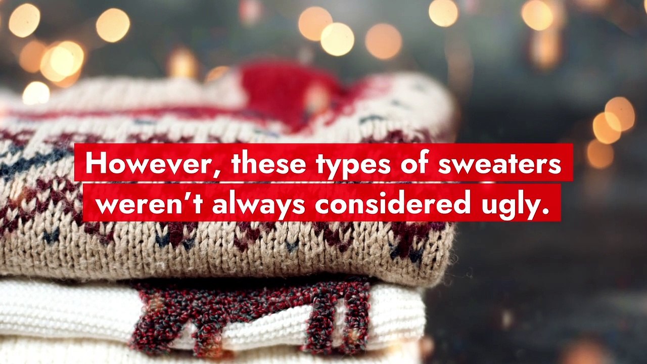 Where The Ugly Christmas Sweaters Tradition Comes From