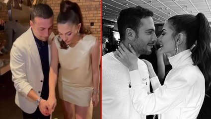 Doğum günü partisinde çifte kumrular gibiydiler! Oğuzhan, Demet'e aşkını böyle haykırdı