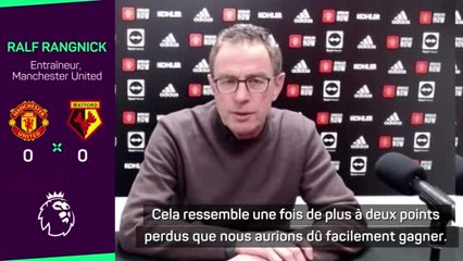 27e j. - Rangnick ne sait pas pourquoi Man United manque tant d'occasions