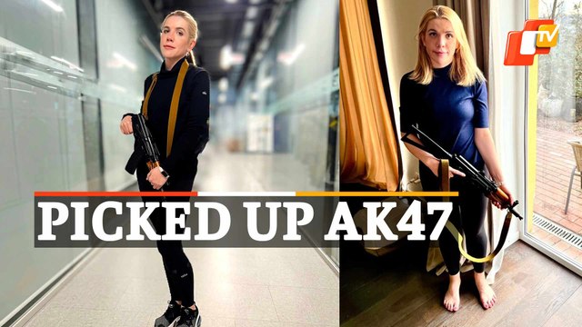 Russia-Ukraine War: Ukraine MP Picks Up Weapon To Defend Russian Invasion