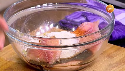 سمك فيلية بالبانكو  | الشيف شربيني