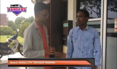 Reaksi warga UTM terhadap ranking