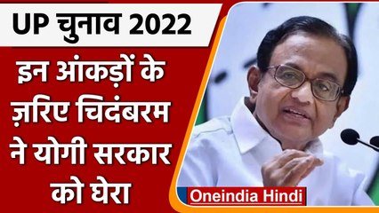 UP Election 2022: P Chidambaram का Yogi Government पर हमला, कही ये बड़ी बात | वनइंडिया हिंदी