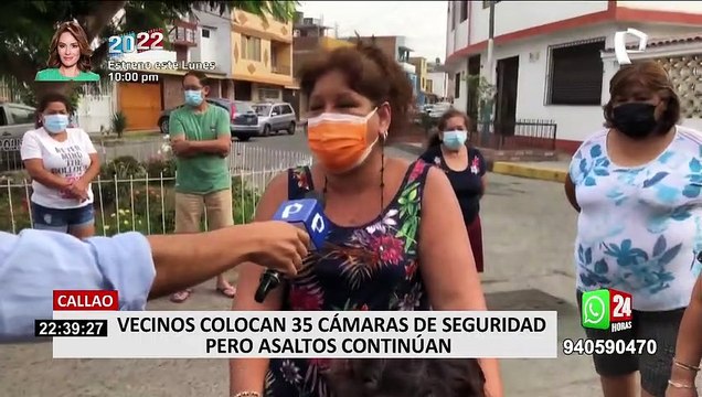 Callao: vecinos, con sus propios recursos, instalan cámaras de seguridad para combatir la delincuencia