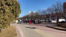 شروع تظاهرات ضد جنگ در مینسک پایتخت کشور بلاروس