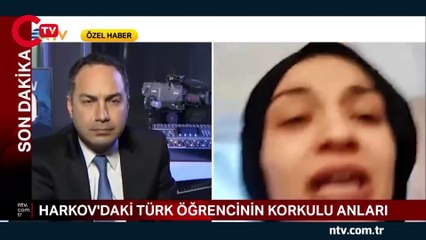 Türk öğrencinin korku dolu anları: Röportaj sırasında patlama