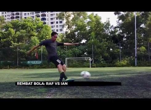 Bual Bola EP20 S03 3/6 - Cabaran rembat bola - Raf Yaakob vs Ian Johan Ariff