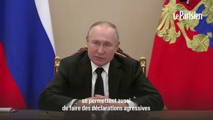 Poutine annonce mettre en alerte la "force de dissuasion" nucléaire russe