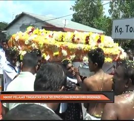 Mayat pelajar tingkatan dua selepas cuba bunuh diri disemadi