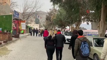 Yerli turistler hafta sonu Halfeti'ye akın etti