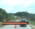 Kerja pembinaan lebuhraya Pan Borneo