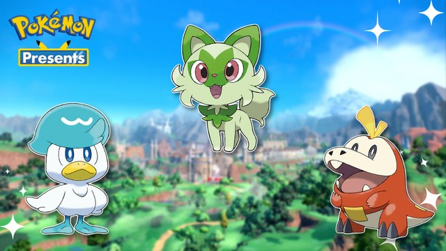 Pokémon Écarlate et Violet : La 9G révélée lors du Pokémon Presents !