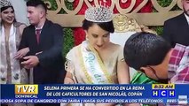 Selena I, la nueva reina de los caficultores en San Nicolás, Copán