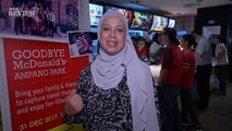 NEWLY PROMOTED MCDONALD MALAYSIA VP MELATI ABDUL HAI POINTS OUT TO THE FAST FOOD CHAIN'S NEW OFFERS