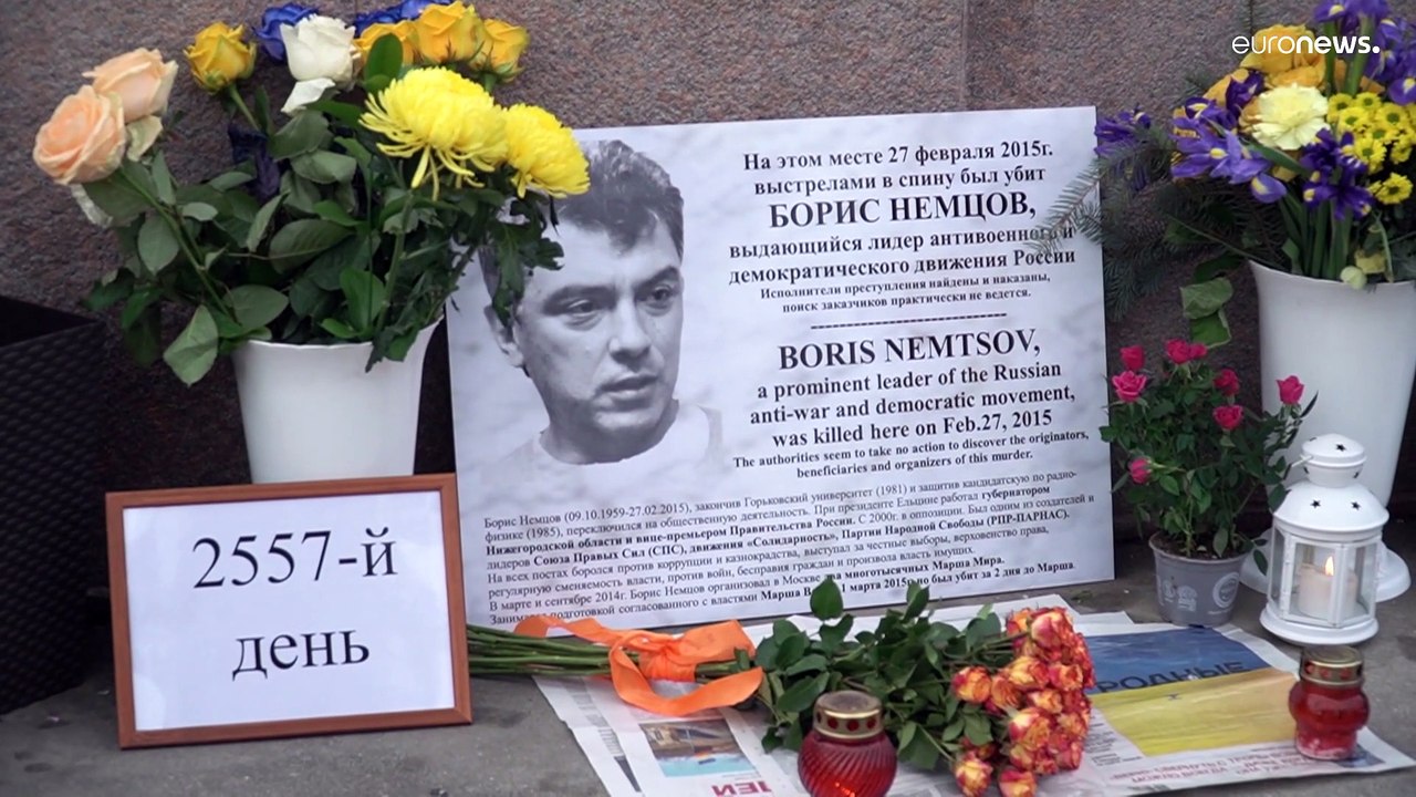 "Немцов был миротворцем": в Москве почтили память убитого оппозиционера