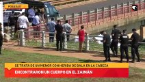 Encontraron un cuerpo en El Zaimán