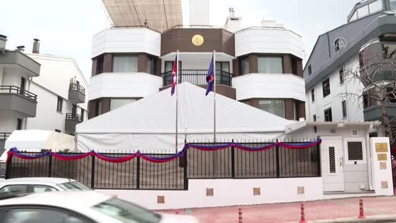 Bakan Çavuşoğlu Kamboçya'nın Ankara Büyükelçiliğinin açılışına video konferans yöntemiyle katıldı