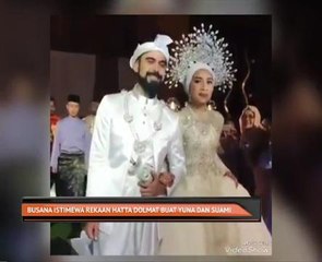 Busana istimewa rekaan Hatta Dolmat buat Yuna dan suami