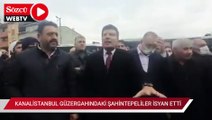 Kanal İstanbul güzergahındaki Şahintepeliler isyan etti: Peşkeş çekilmesine müsade etmeyeceğiz