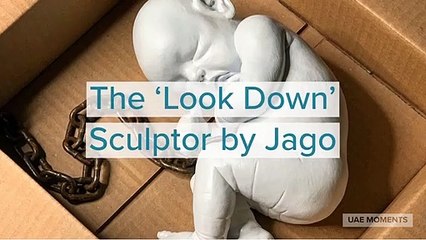 ‘Look Down’ Sculptor by Jago is Now in Fujairah Desert