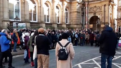 Halifax Stop the Borders Bill protest