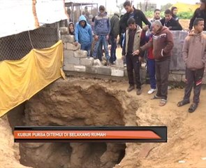 Kubur purba ditemui di belakang rumah