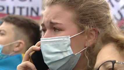 Las calles españolas gritan contra Putin