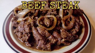 Beef Steak Recipe Bistek Tagalog Nanay's Filipino Beefsteak