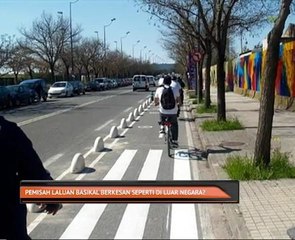 Pemisah laluan basikal berkesan seperti di luar negara?