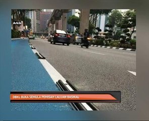 DBKL buka semula pemisah laluan basikal