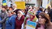 Ucraini e italiani in marcia per la pace a Genova