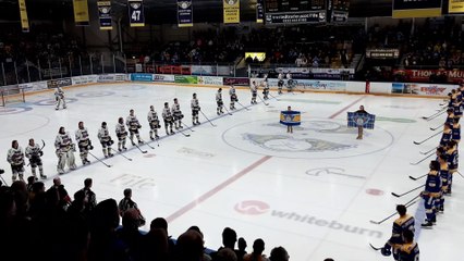 Ukranian national anthem played at Scottish ice hockey game