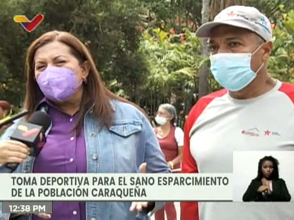 Alcaldía de Caracas activó la toma deportiva en el Paseo Los Próceres durante carnavales