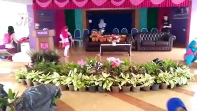 #AWANIJr: Persiapan majlis penyampaian Watikah murid 2018 SMK Balai Besar