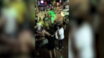 Jovens saem no soco durante grande movimentação na Rua Paraná; veja o vídeo