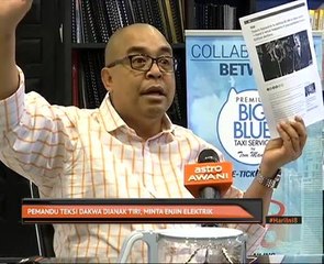 Pemandu teksi dakwa dianak tiri, minta enjin elektrik