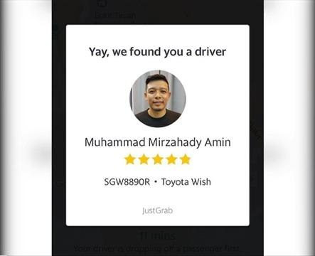 Pemenang Singapore Idol, Hady Mirza kini pemandu Grab