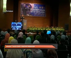 Amanat tahun baru Jabatan imigresen