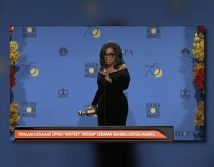 Penganugerahan Oprah Winfrey singkap lebaran baharu untuk wanita
