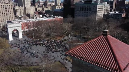 New York'ta Ukrayna'ya destek gösterileri devam ediyor