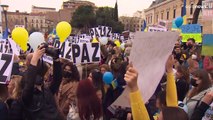 Desde Berlín hasta Bogotá, continúan las manifestaciones en solidaridad con Ucrania