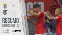 Highlights: Benfica 3-0 Vitória SC (Liga 21/22 #24)