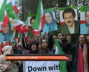 Protes Iran merebak ke London