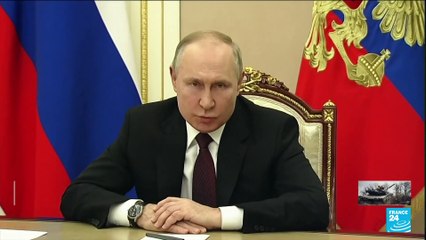 Guerre en Ukraine  V. Poutine appelle larmée ukrainienne à renverser le président V. Zelensky