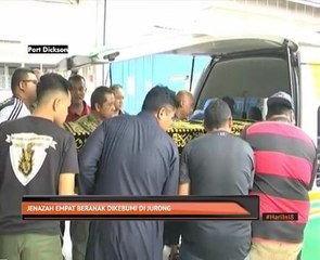 Jenazah empat beranak dikebumikan di Jurong