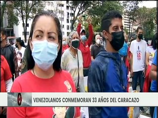 Caracas | Conmemoran la Rebelión Popular del 27F de 1989 desde la Plaza Bolívar de El Valle